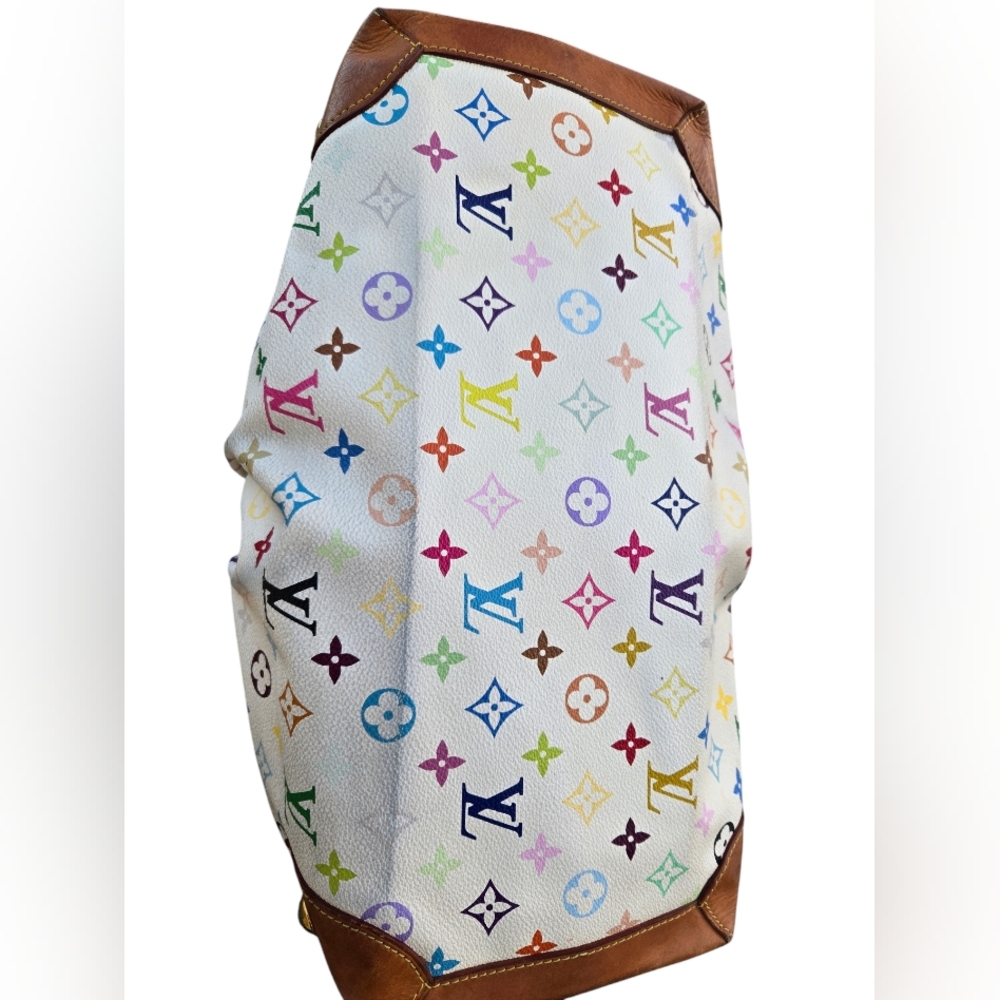 Authentic Louis Vuitton Multicolor white Ursula. - Picture 11 of 17